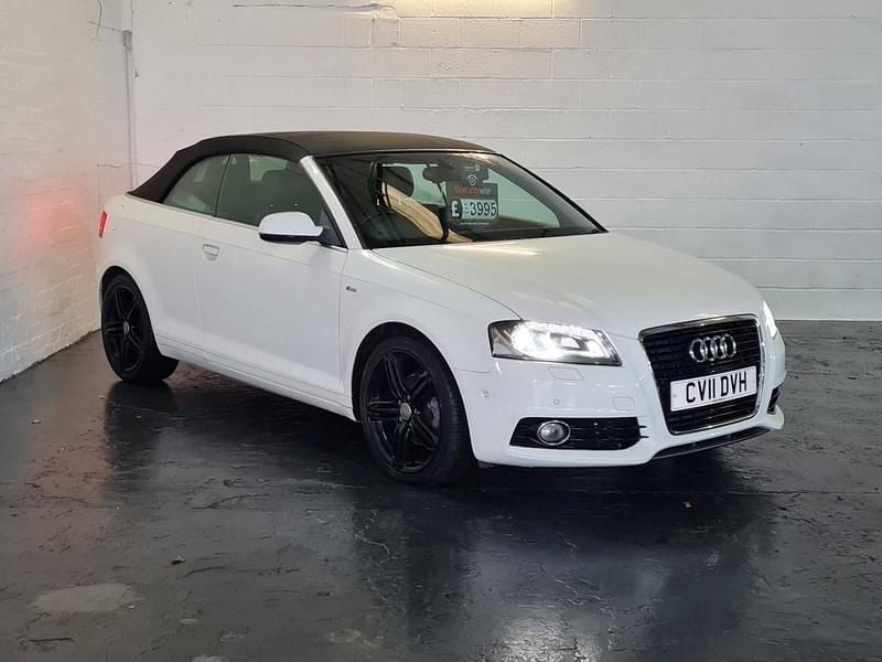 White Used 2011 Audi A3 Cabriolet S-Line Cabriolet | £3,995 (Good price) - Image 1/4