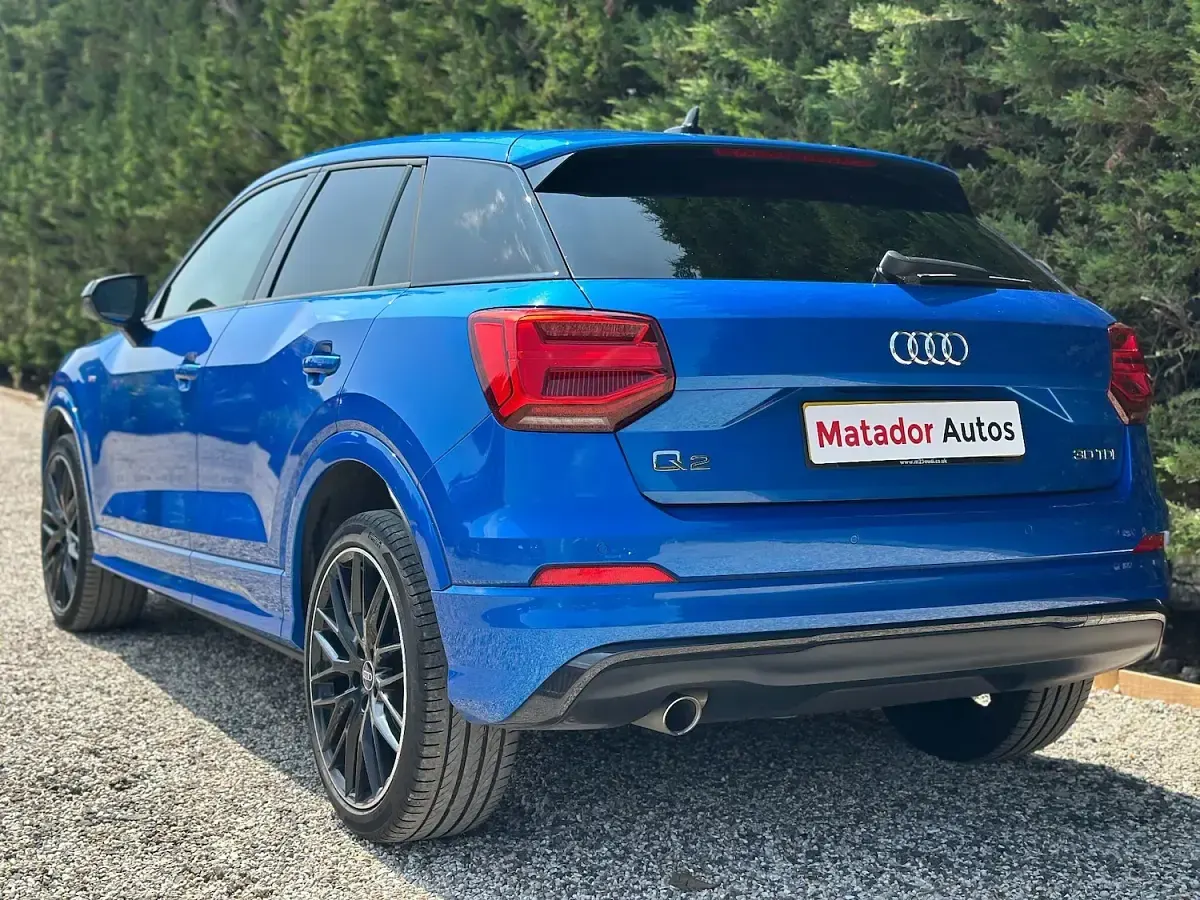 Used Audi Q2 Black Edition 116 HP (85 kW) 2019 Blue SUV