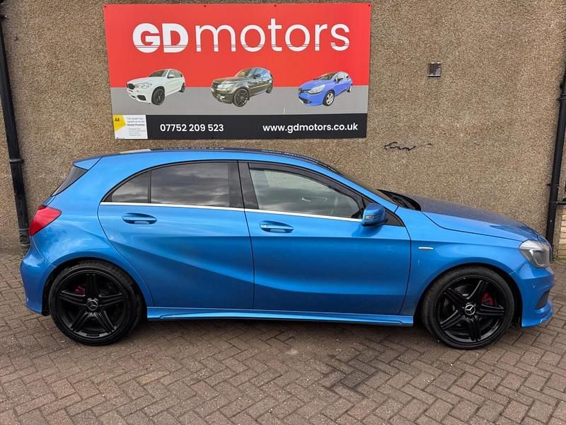 Used Mercedes A250 AMG 211 HP (155 kW) 2013 Blue Hatchback