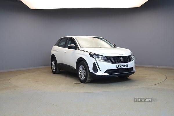 White Used 2022 Peugeot 3008 Active Premium Hatchback | £15,990 (Fair price) - Image 1/4