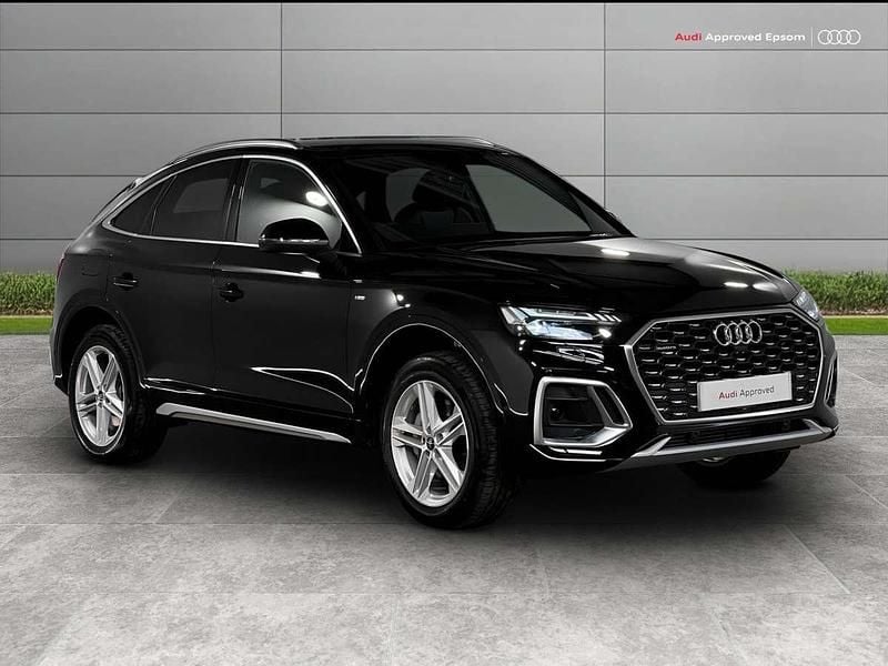 Black Used 2025 Audi Q5 Sportback S-Line SUV | £44,999 (Expensive) - Image 1/4
