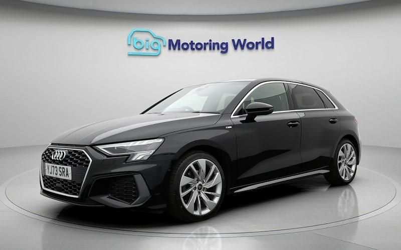 Used Audi A3 Sportback S-Line 150 HP (110 kW) 2024 Black Hatchback