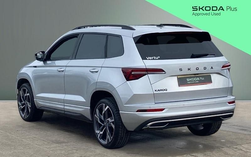 Used Skoda Karoq SportLine 150 HP (110 kW) 2025 Silver SUV
