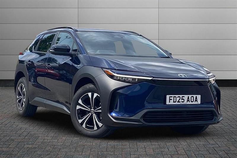 Dark blue New 2025 Toyota bZ4X SUV | £33,795 (Expensive) - Image 1/3