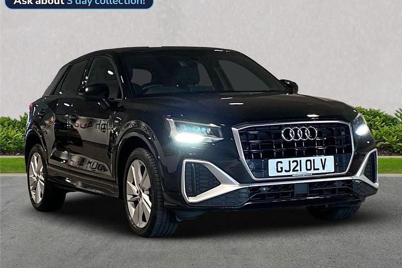 Black Used 2021 Audi Q2 S-Line SUV | £20,779 (Fair price) - Image 1/4