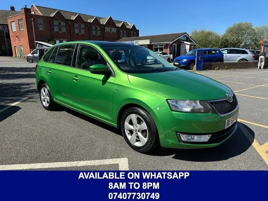 Used Skoda Rapid SE 86 HP (63 kW) 2014 Green Hatchback