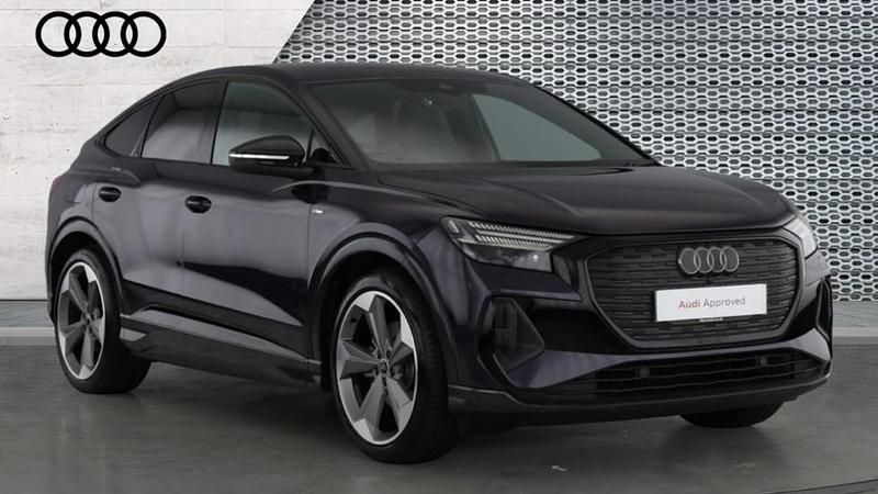 Purple Used 2024 Audi Q4 e-tron Black Edition SUV | £32,091 (Super price) - Image 1/4