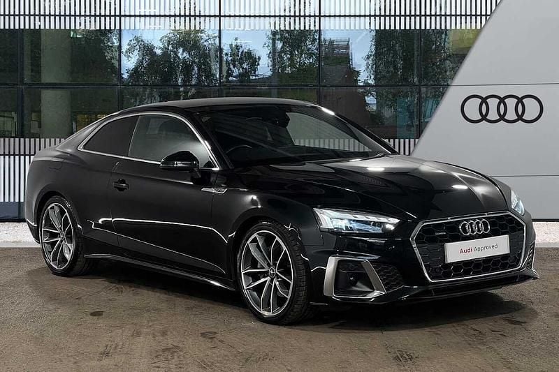 Used Audi A5 S-Line 204 HP (150 kW) 2023 Black Coupe