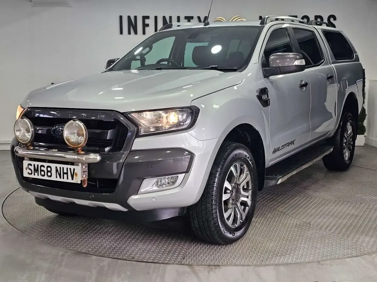 Begagnad Ford Ranger Wildtrack 200 HK (147 kW) 2018 Silver Pickup