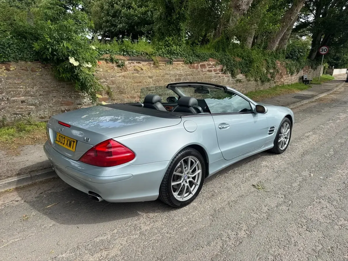 Used Mercedes SL500 2003 Silver Cabriolet