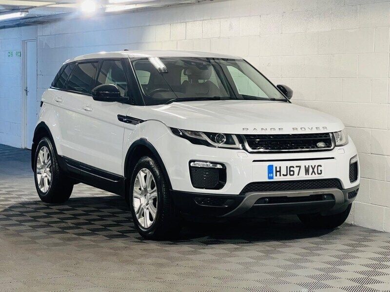 White Used 2017 Land Rover Range Rover evoque SE SUV | £9,989 (Good price) - Image 1/4
