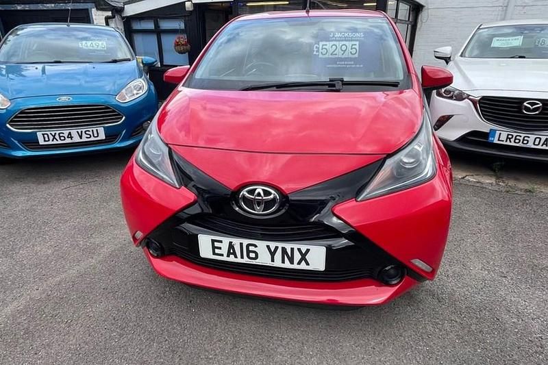 Red Used 2016 Toyota Aygo X-play Hatchback | £5,295 (Good price) - Image 1/1