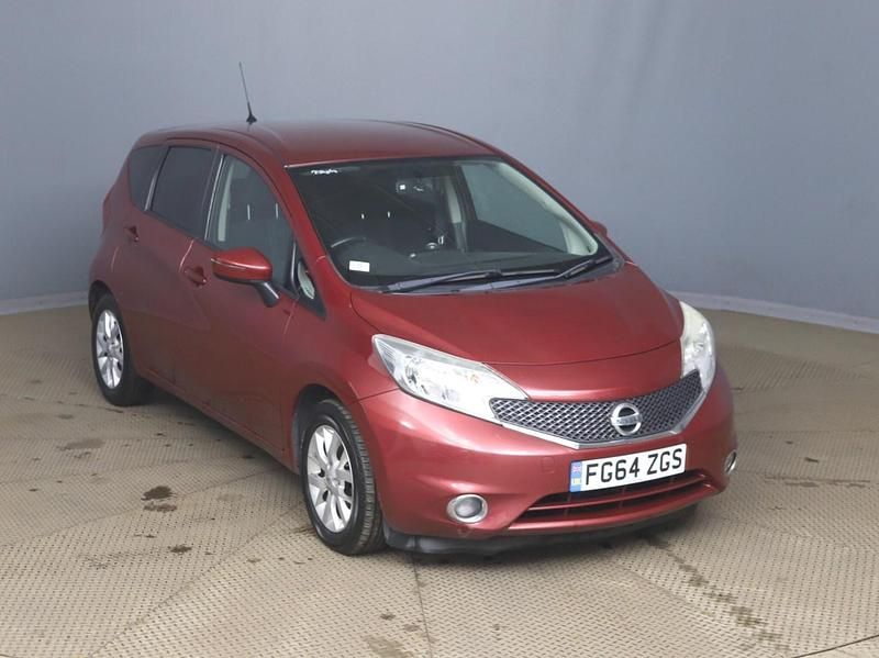 Used Nissan Note Acenta 90 HP (66 kW) 2014 Red Hatchback