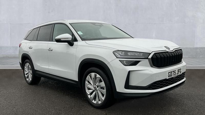 New Skoda Kodiaq SE L 150 HP (110 kW) 2025 Moon white metallic SUV