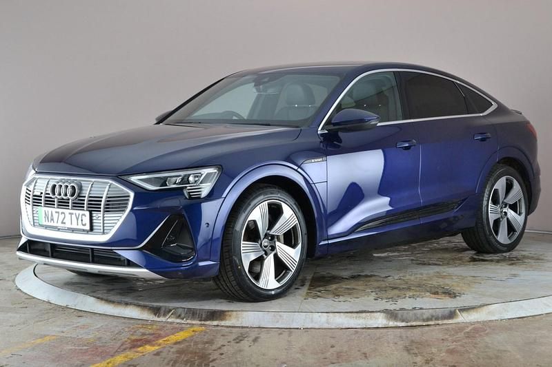 Blue Used 2022 Audi e-tron S-Line SUV | £22,332 (Super price) - Image 1/2