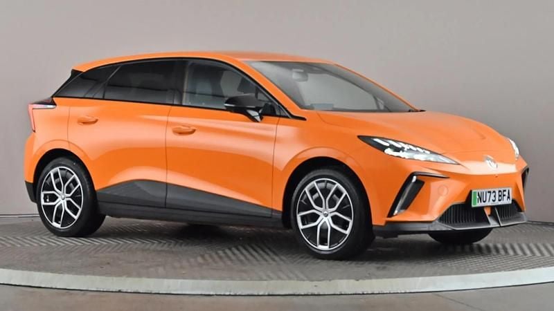 Orange Used 2023 MG MG4 EV Trophy Hatchback | £16,798 (Fair price) - Image 1/3