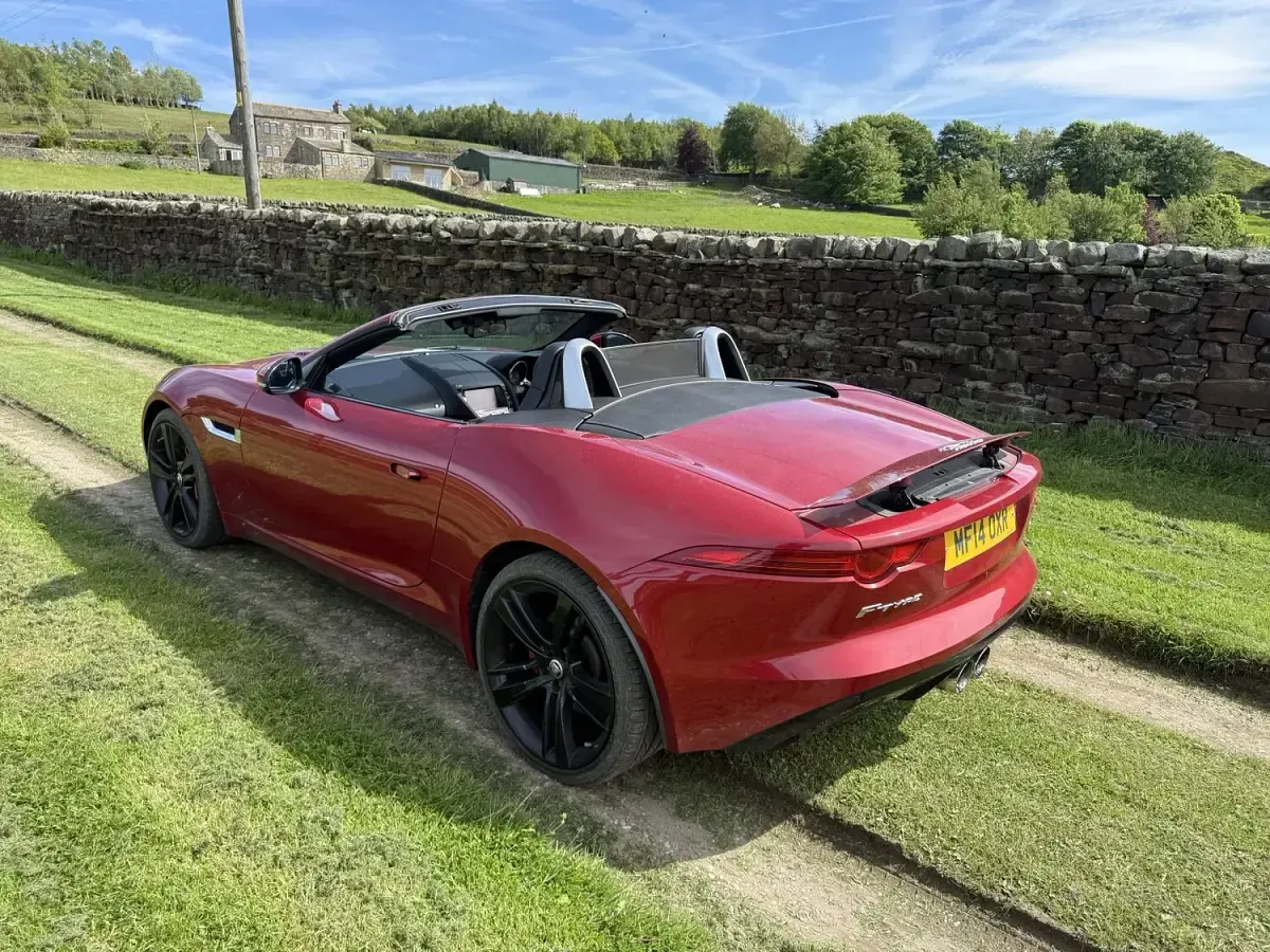 Usado Jaguar F-Type Supercharged 2014 Rojo Descapotable