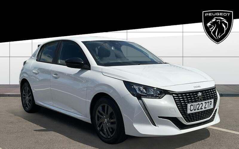 White Used 2022 Peugeot 208 Active Premium Hatchback | £14,768 (Fair price) - Image 1/4