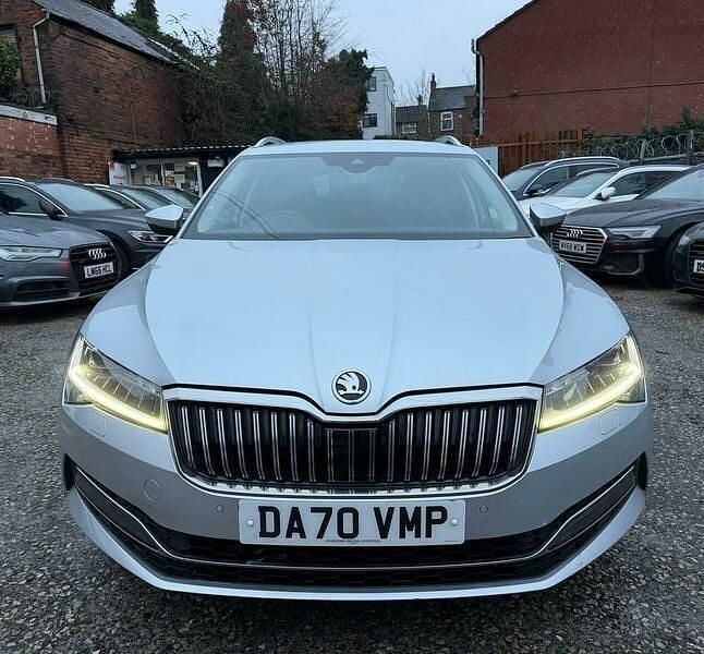 Used Skoda Superb SE L 150 HP (110 kW) 2020 Silver Estate