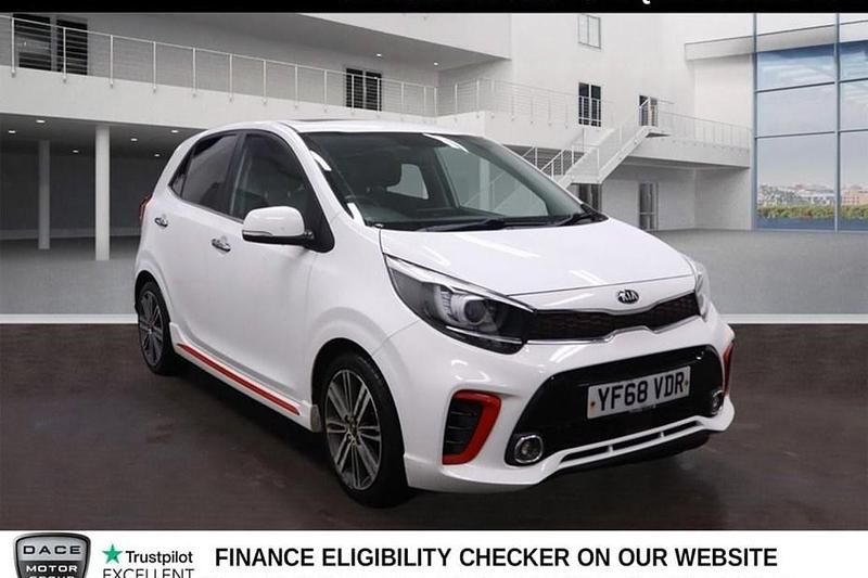 Used Kia Picanto GT-Line S 83 HP (61 kW) 2018 White Hatchback