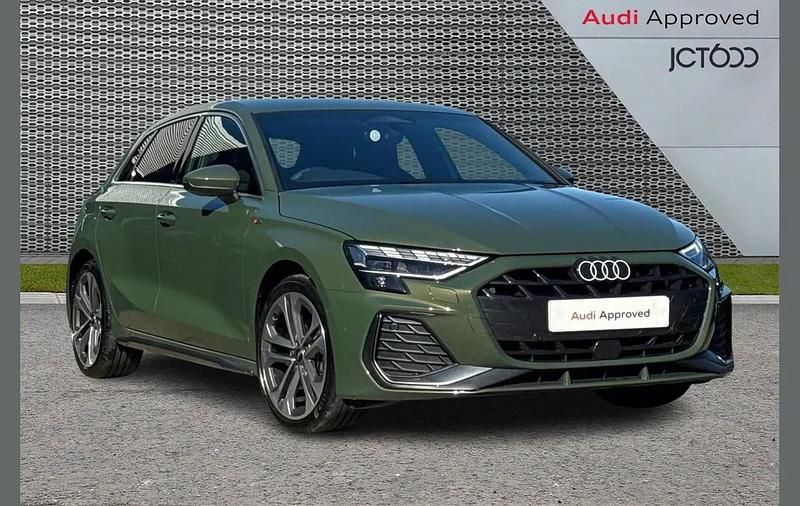 Used Audi A3 S-Line 147 HP (108 kW) 2025 Green Hatchback
