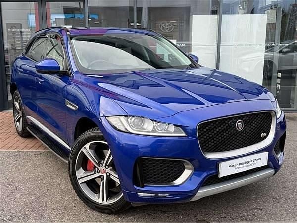 Blue Used 2017 Jaguar F-Pace Supercharged SUV | £21,000 (Fair price) - Image 1/3