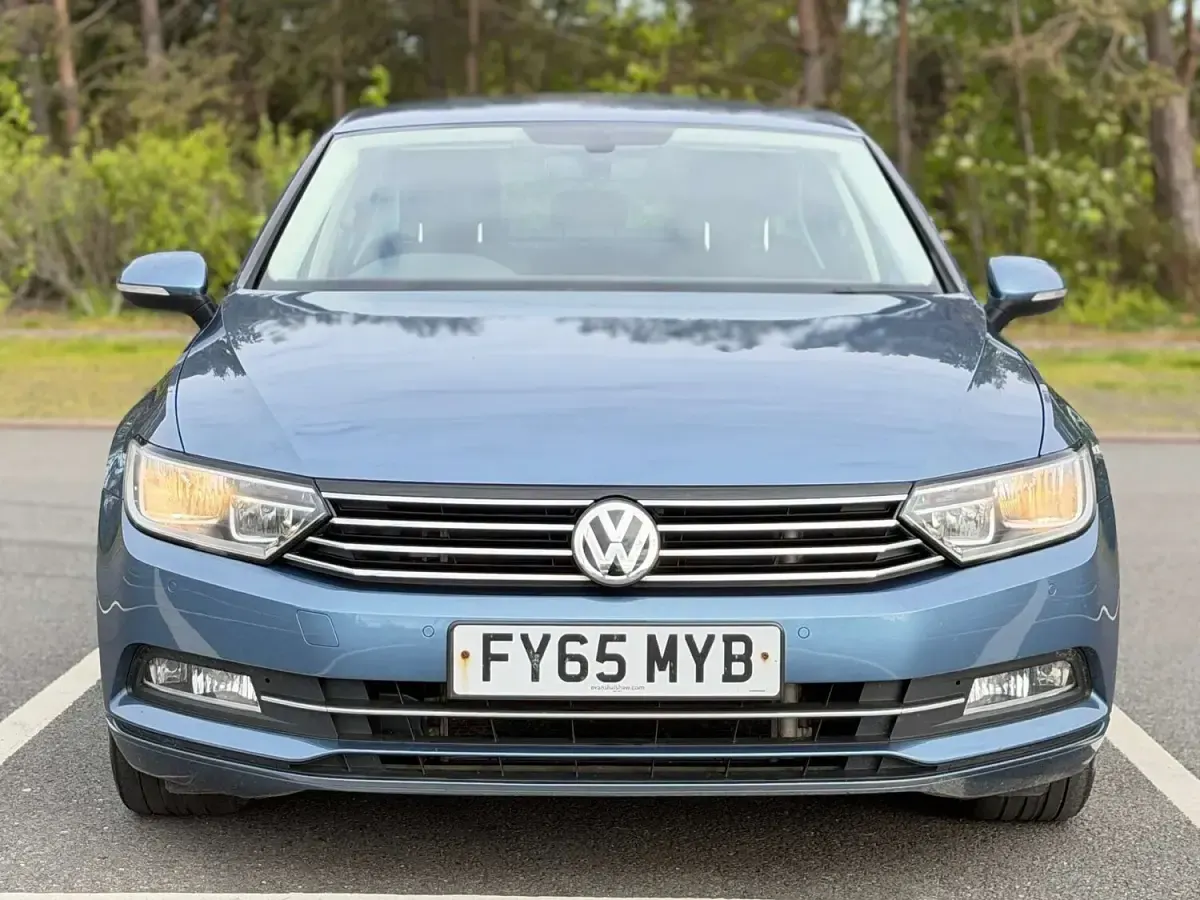 Used VW Passat Business 2015 Blue Sedan