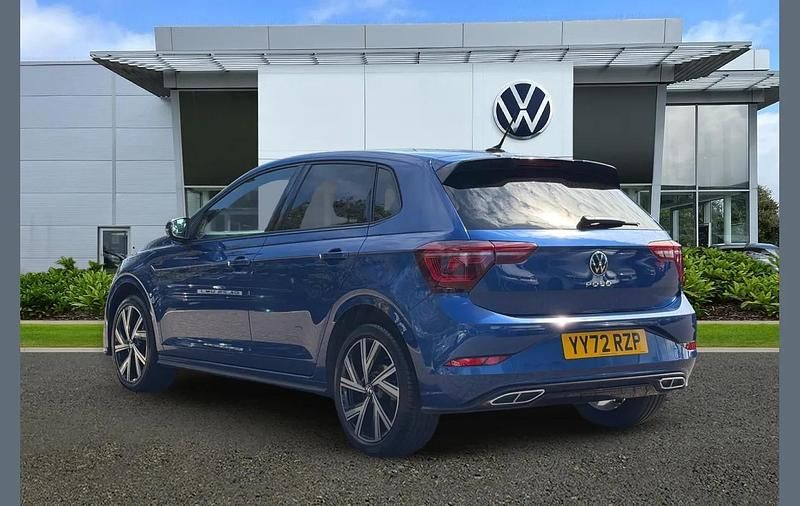 Used VW Polo R-line 110 HP (80 kW) 2022 Blue Hatchback