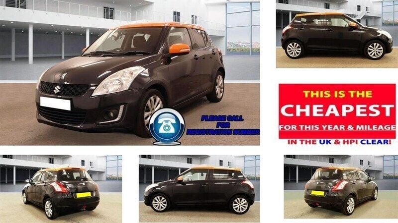 Black Used 2014 Suzuki Swift SZ4 Hatchback | £4,985 (Fair price) - Image 1/1