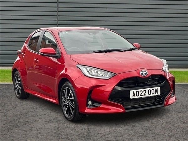 Red Used 2022 Toyota Yaris Design Hatchback | £17,698 (Fair price) - Image 1/1