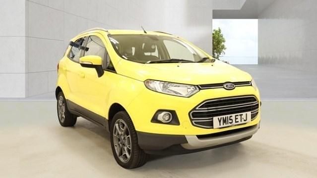 Used Ford Ecosport Titanium 125 HP (91 kW) 2015 Yellow SUV
