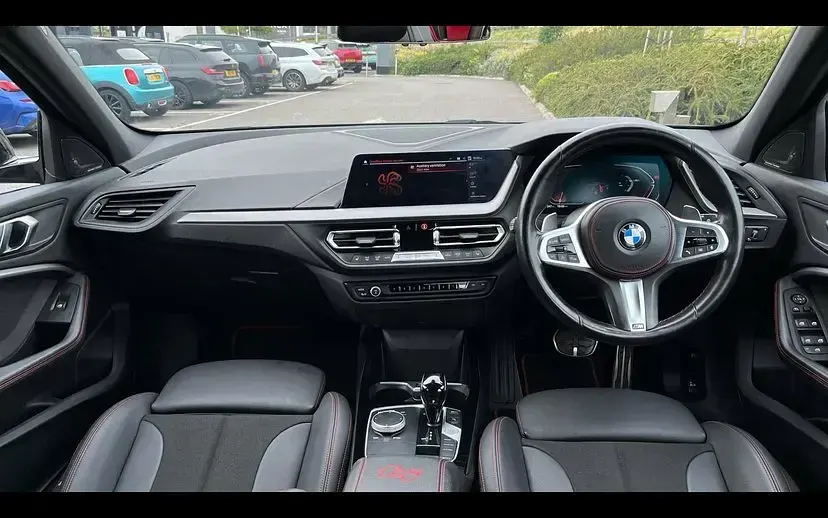 Used BMW 128 Comfort Edition 265 HP (194 kW) 2023 Black sapphire metallic paint Hatchback
