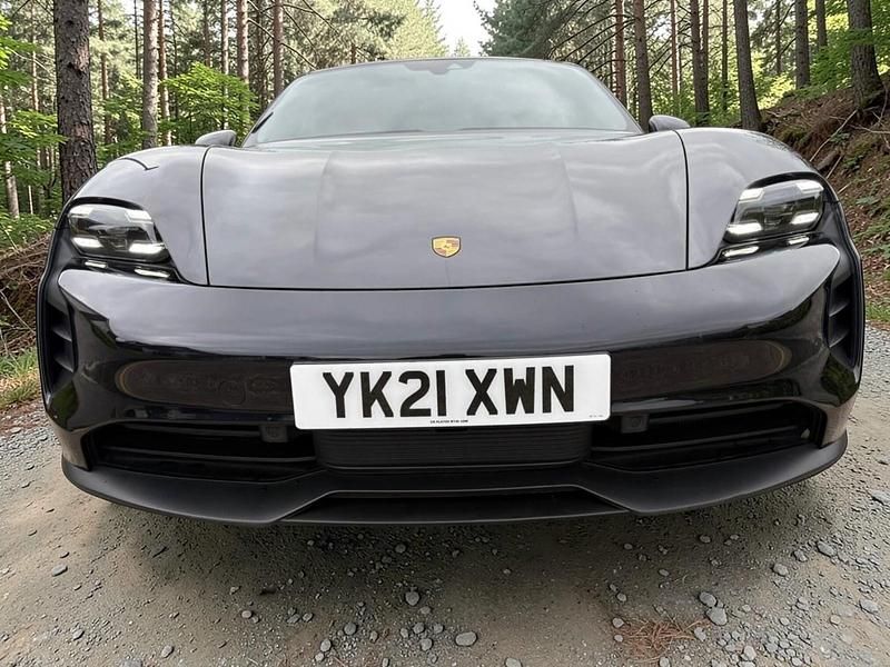 Used Porsche Taycan Performance Package 350 kW (476 HP) 2021 Black Sedan