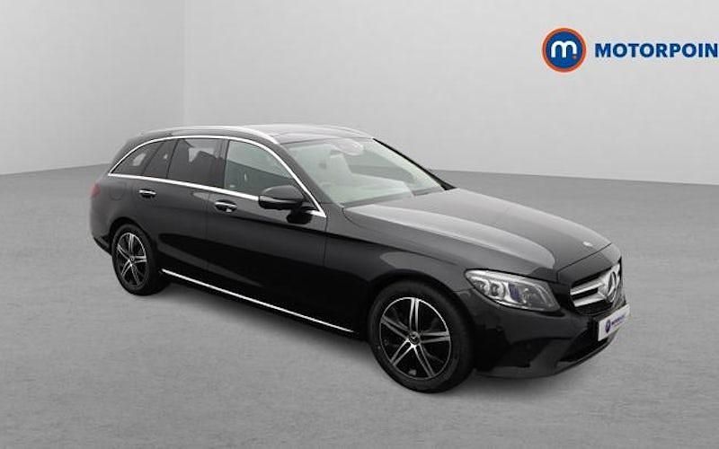 Used Mercedes C200 Premium Plus 184 HP (135 kW) 2019 Black Estate