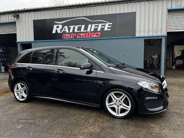 Used Mercedes B200 AMG line 136 HP (100 kW) 2015 Black MPV