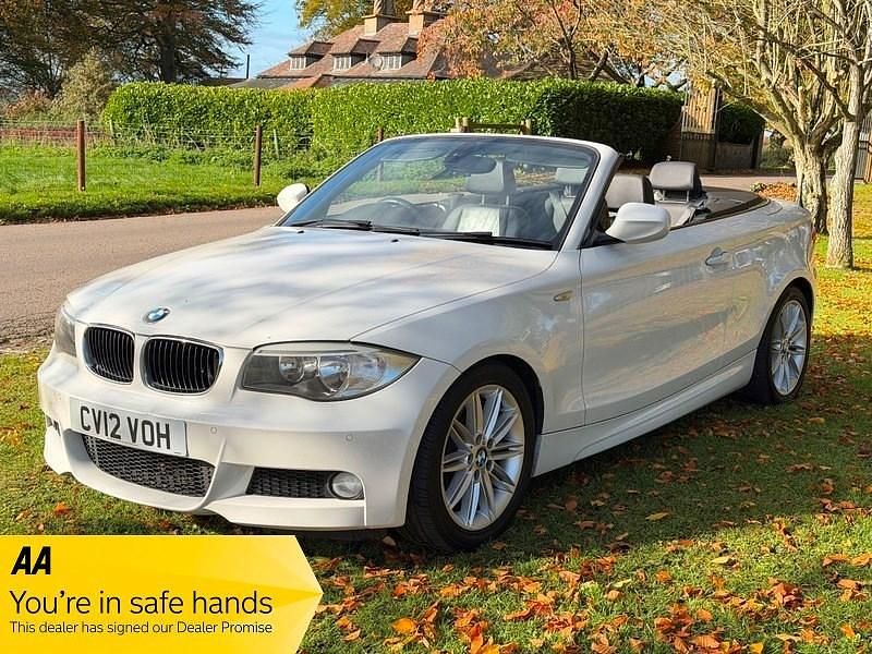 White Used 2012 BMW 120 Cabriolet M Sport Cabriolet | £6,995 (Fair price) - Image 1/4