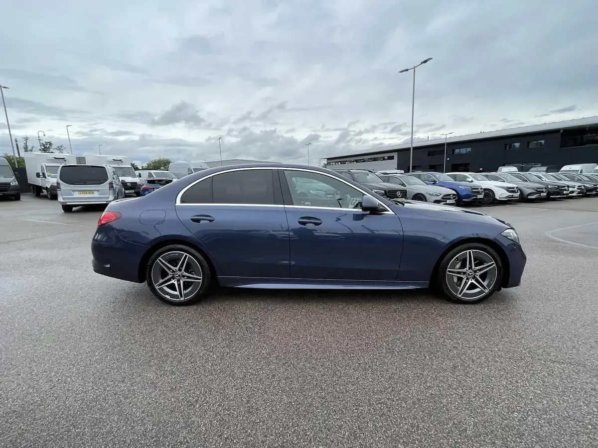 Used Mercedes C200 AMG line 204 HP (150 kW) 2025 Blue Sedan