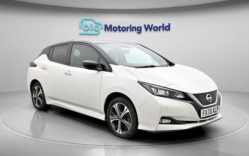 Usado Nissan Leaf Tekna 160 kW (218 HP) 2020 Branco Citadino