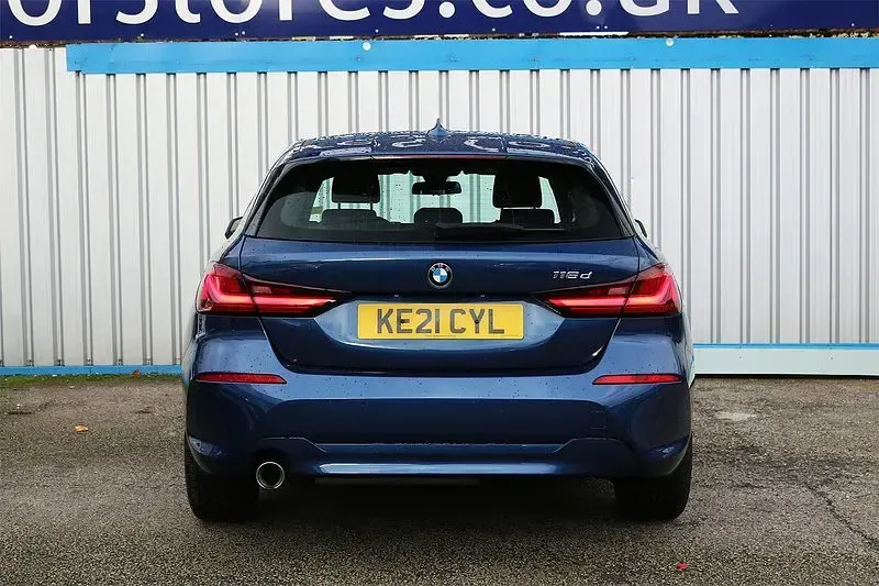 Used BMW 116 Comfort Edition 114 HP (83 kW) 2021 Blue Hatchback