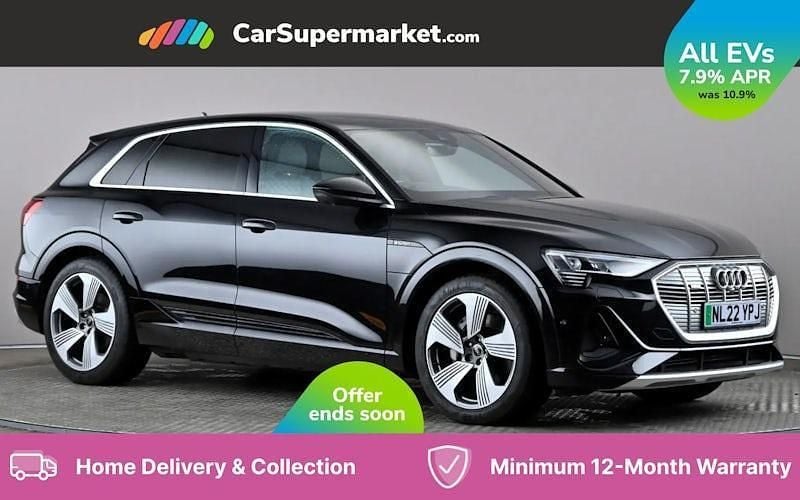 Black Used 2022 Audi e-tron S-Line SUV | £24,676 (Fair price) - Image 1/2