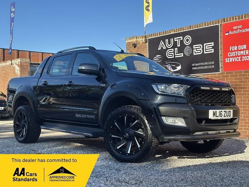 Black Used 2016 Ford Ranger Wildtrack Pickup | £13,990 (A bit pricey) - Image 1/3