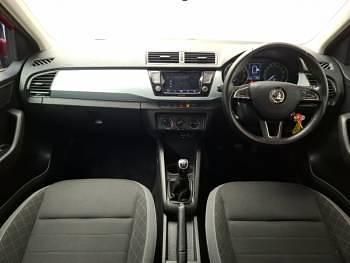 Used Skoda Fabia SE 95 HP (69 kW) 2018 Red Hatchback