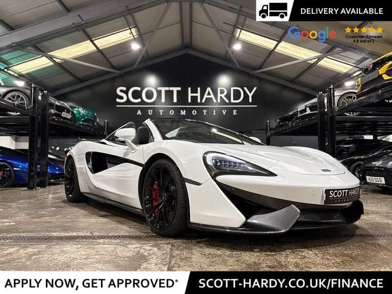 Used McLaren 570S 570 HP (419 kW) 2019 White Cabriolet