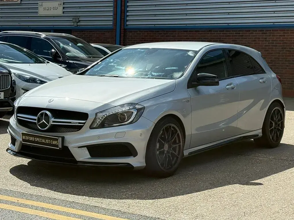 Used Mercedes A45 AMG AMG 400 HP (294 kW) 2013 Silver Hatchback