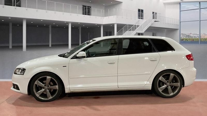 Used Audi A3 Sportback Black Edition 2012 White Hatchback