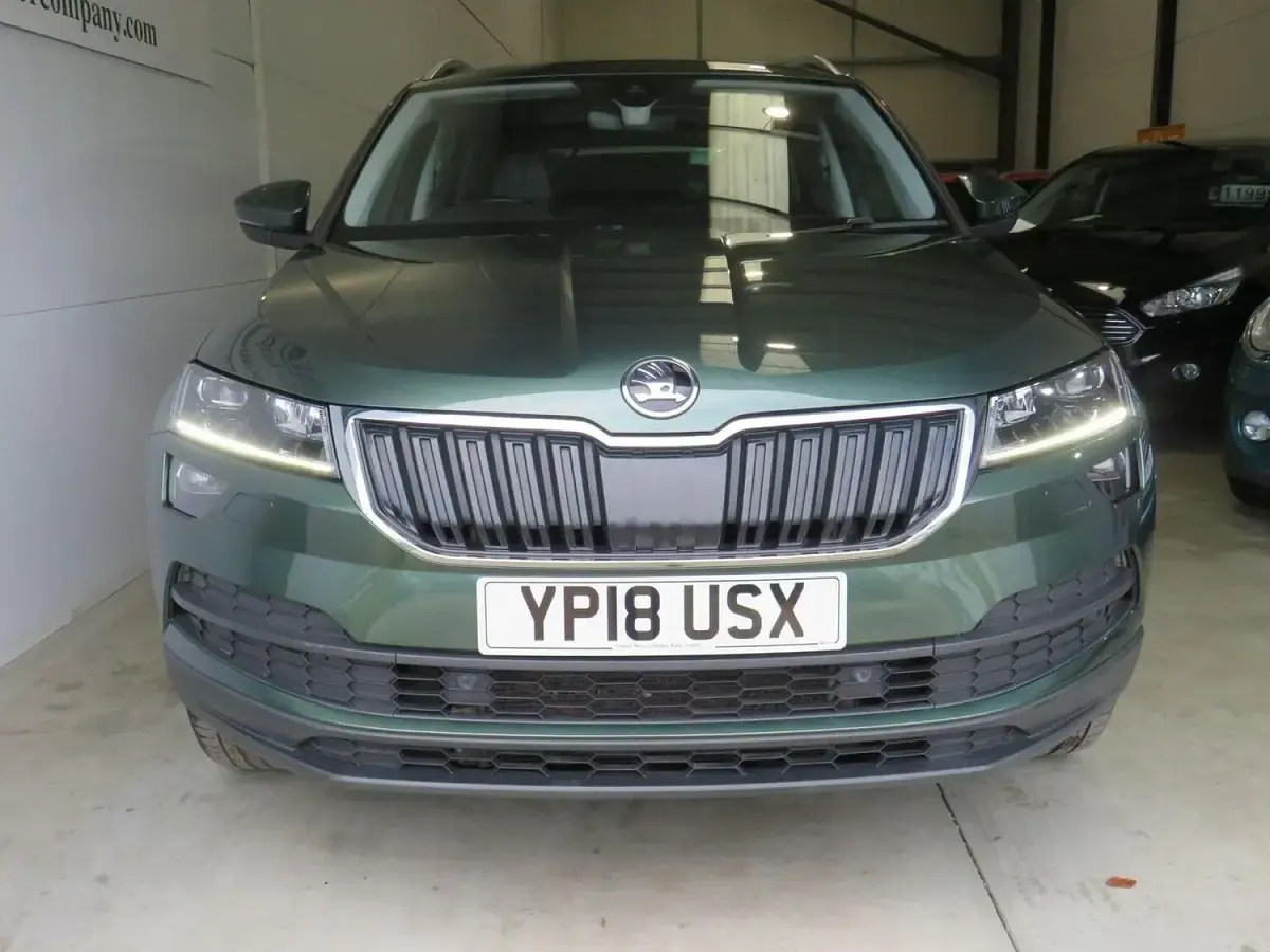 Used Skoda Karoq 150 HP (110 kW) 2018 Green SUV