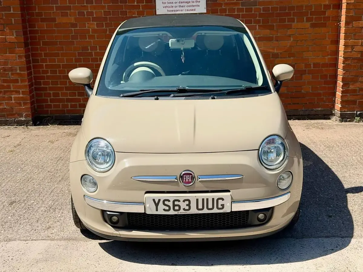 Used Fiat 500C Lounge 2014 Brown Cabriolet