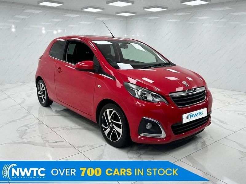 Used Peugeot 108 Allure 82 HP (60 kW) 2014 Red Hatchback