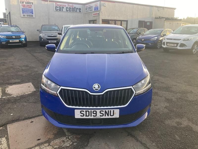 Used Skoda Fabia 75 HP (55 kW) 2019 Blue Hatchback
