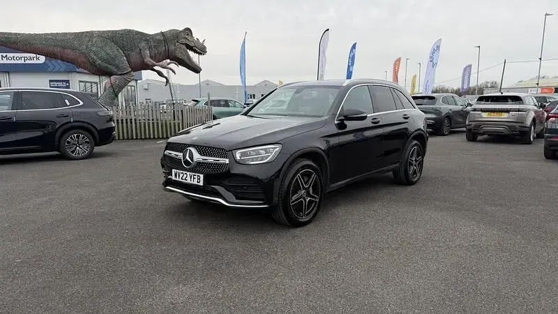 Used Mercedes GLC300e AMG line 2022 Black Estate